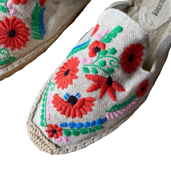 Soludos Ibiza Embroidered Mule Slides - Picture 3 of 4
